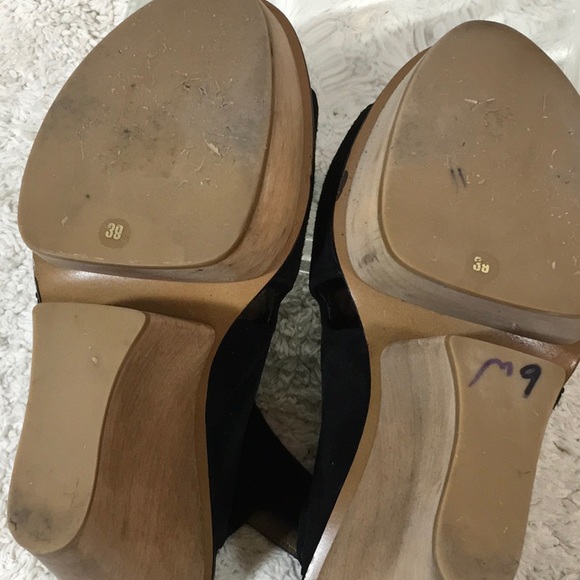 Marni black suede wedge platform heels - Picture 7 of 8